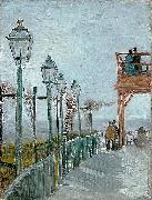 Vincent Van Gogh Terrace and Observation Deck at the Moulin de Blute-Fin, Montmartre